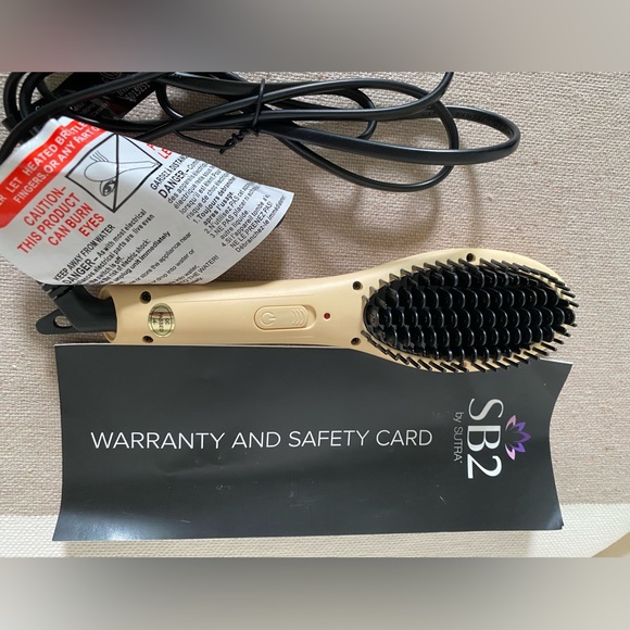 New in Bag. SB2 by Sutra mini heat brush pale yellow dual voltage - Picture 5 of 8